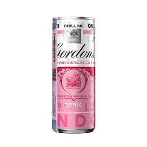 Coctel Gin Tonic Gordon's Pink Listo para Tomar 250ml