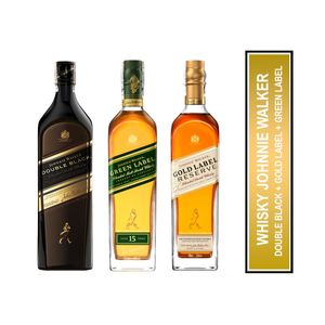 Double Black + Gold Label + Green Label