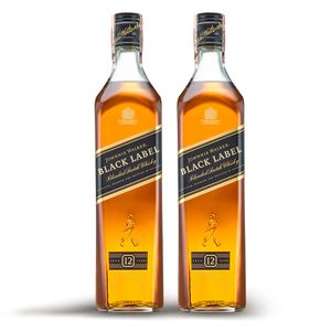 Pack 2 unidades Whisky Johnnie Walker Black Label 700ml