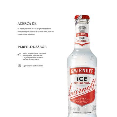 Coctel Smirnoff Ice Botella 275 Ml