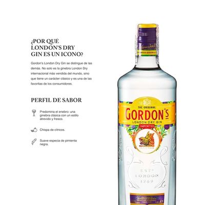 Ginebra Gordon's Dry Gin 1.5l