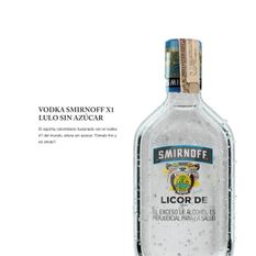 Vodka Smirnoff X1 Lulo Sin Azúcar