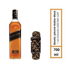Whisky Johnnie Walker Black Label 700ml + Cinturón Lazo Lz47