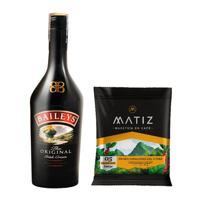 Crema de Whisky Baileys 1000ml - Gratis Café Matiz Ambar en Sobre de 21 gr