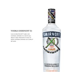 Vodka Smirnoff X1 Shots Sabor A Lulo