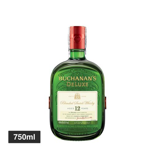 Whisky Buchanans DLuxe + Bolsa