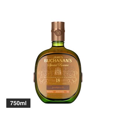 Whisky Buchanans 18 años 750ml + Bolsa