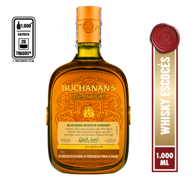 Whisky Buchanans Master + Bolsa