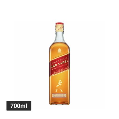 2 unds Whisky Johnnie Walker Red 700ml + Bolsa