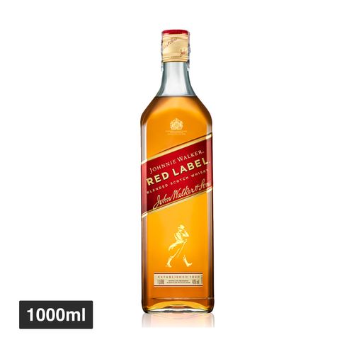 Whisky Johnnie Walker Red 1000ml + Bolsa