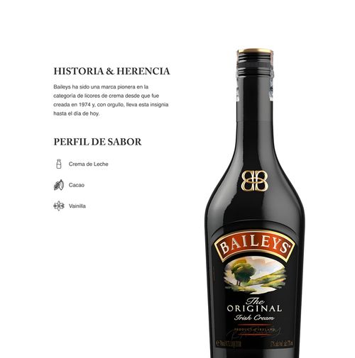 Crema de Whisky Baileys 700ml + Bolsa