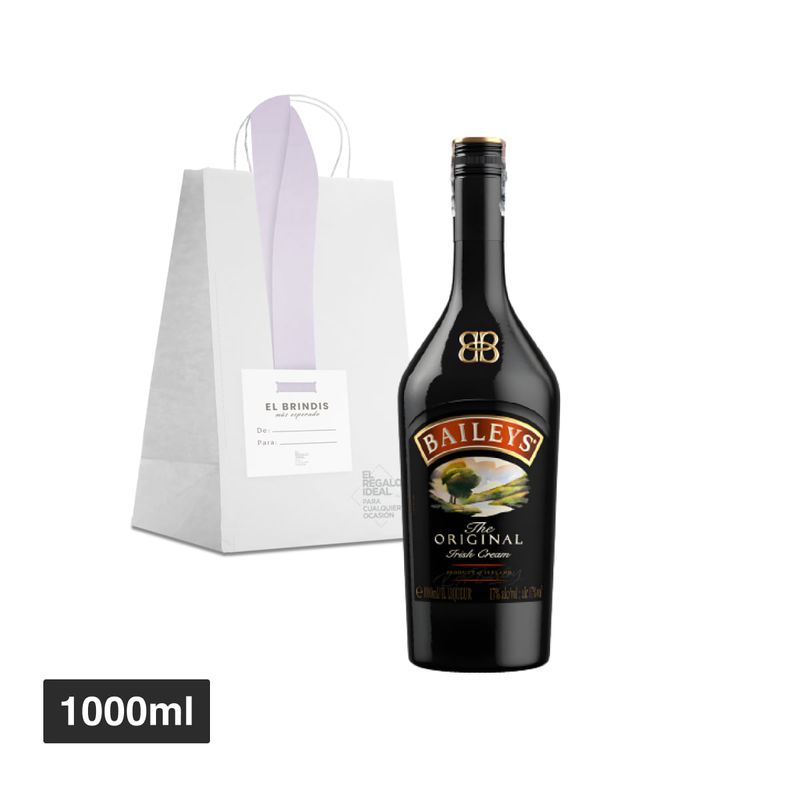 crema-de-whisky-baileys-1000-ml---bolsa-con-moño-y-tarjeta