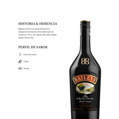 Crema de Whisky Baileys 700ml + Bolsa