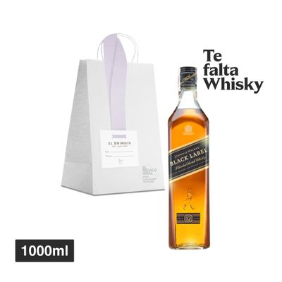 Whisky Johnnie Walker Black + Bolsa