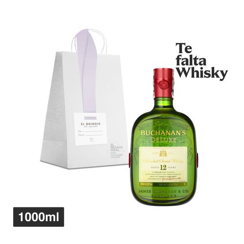 Whisky Buchanans DLuxe + Bolsa