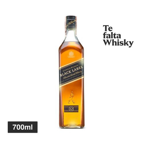 Kit Johnnie Walker Black Label 700ml + Termo The Bar
