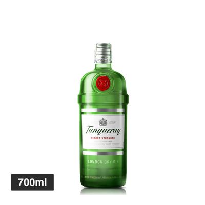 Ginebra Tanqueray London Dry Gin 700ml + 2 Copas