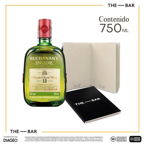 Whisky Buchanans Deluxe 12 + Agenda The Bar