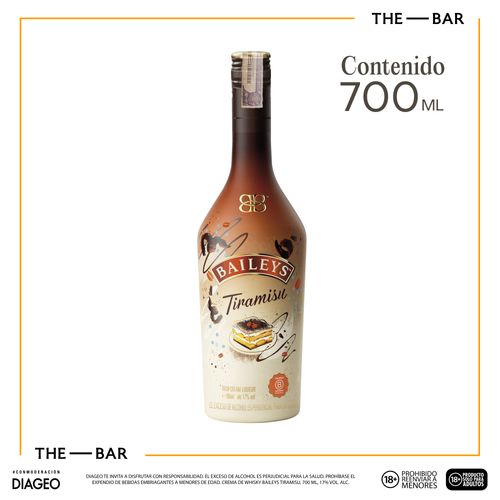 Crema De Whisky Baileys Tiramisu x700ml