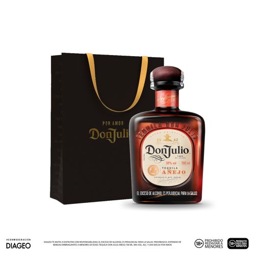 Tequila Don Julio Reposado x700ml + Bolsa Por Amor