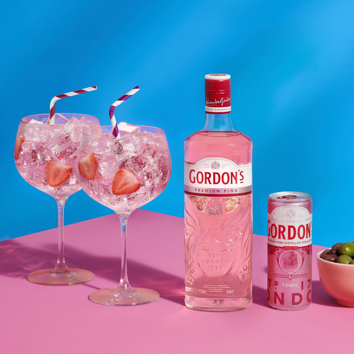 Cóctel Gordon's Pink Tonic - Gordon's Gin